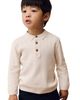 NEXT NEXT Kids' Cable Knit Long Sleeve Polo - 2