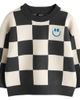 NEXT NEXT Kids' Checkerboard Knit Sweater - 1