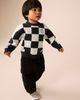 NEXT NEXT Kids' Checkerboard Knit Sweater - 2
