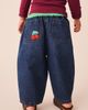 NEXT NEXT Kids' Cherry Appliqué Straight Leg Jeans - 5