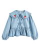 NEXT NEXT Kids' Cherry Collar Denim Top - 1