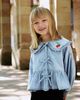 NEXT NEXT Kids' Cherry Collar Denim Top - 2