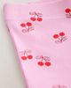 NEXT NEXT Kids' Cherry Print Rib Flare Leggings - 5