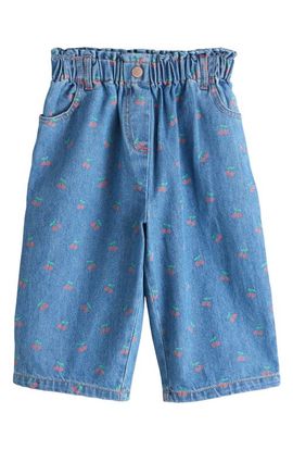 NEXT NEXT Kids' Cherry Turn Up Wide Leg Jeans