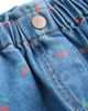 NEXT NEXT Kids' Cherry Turn Up Wide Leg Jeans - 4