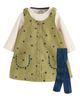 NEXT NEXT Kids' Corduroy Pinafore, Bodysuit & Tights Set - 1