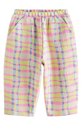 NEXT NEXT Kids' Crinkled Wide Leg Stretch Cotton Pants