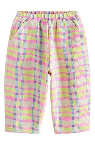 NEXT NEXT Kids' Crinkled Wide Leg Stretch Cotton Pants