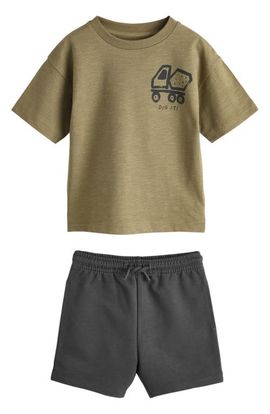 NEXT NEXT Kids' Digger Graphic T-Shirt & Shorts Set