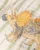 NEXT NEXT Kids' Dino Embroidered Stripe Short Sleeve Button-Up Shirt - 4