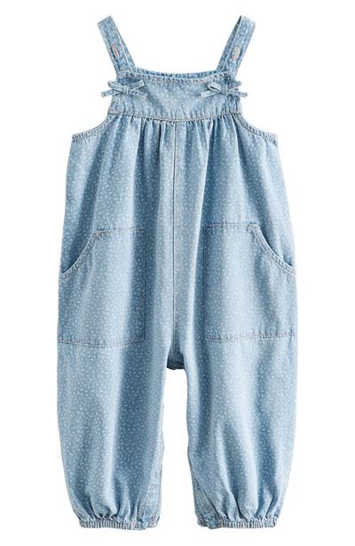 NEXT NEXT Kids' Ditsy Denim Jumpsuit