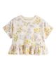 NEXT NEXT Kids' Ditsy Frill Floral Cotton T-Shirt - 1