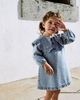 NEXT NEXT Kids' Embroidered Collar Denim Dress - 5