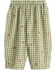 NEXT NEXT Kids' Embroidered Cotton Gingham Pants - 1