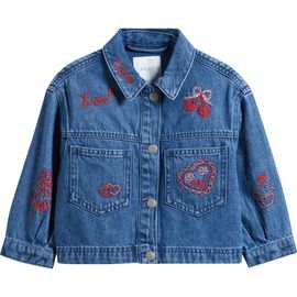 NEXT NEXT Kids' Embroidered Denim Jacket