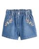 NEXT NEXT Kids' Embroidered Floral Denim Shorts - 1