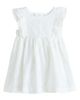 NEXT NEXT Kids' Embroidered Flutter Sleeve Cotton Dress - 2