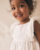 NEXT NEXT Kids' Embroidered Flutter Sleeve Cotton Dress - 4