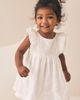 NEXT NEXT Kids' Embroidered Flutter Sleeve Cotton Dress - 5