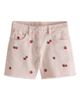 NEXT NEXT Kids' Embroidered Fruit Denim Shorts - 1