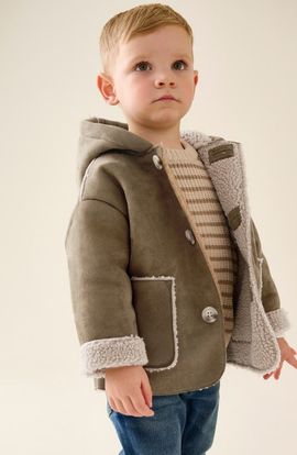 NEXT NEXT Kids' Faux Shearling Coat