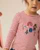 NEXT NEXT Kids' Festive Rib Long Sleeve Stretch Cotton Top - 4