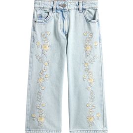 NEXT NEXT Kids' Floral Embroidered Jeans
