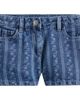 NEXT NEXT Kids' Floral Stripe Denim Shorts - 1