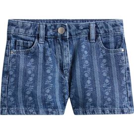 NEXT NEXT Kids' Floral Stripe Denim Shorts