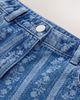 NEXT NEXT Kids' Floral Stripe Denim Shorts - 4