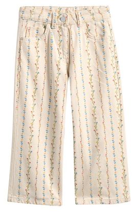 NEXT NEXT Kids' Floral Stripe Jeans