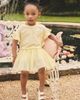NEXT NEXT Kids' Flower Embroidered Ruffle Sleeve Shirt & Tulle Skirt Set - 2