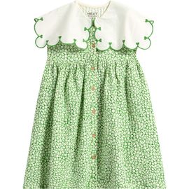 NEXT NEXT Kids' Frill Collar Floral Print Dress