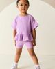 NEXT NEXT Kids' Frill Rib Top and Floral Shorts Set - 2