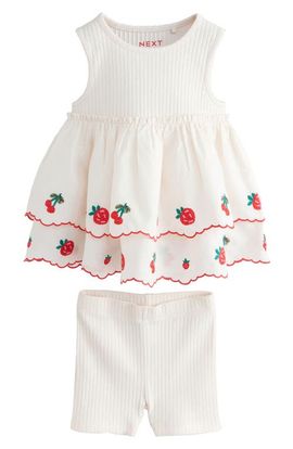 NEXT NEXT Kids' Frill Tank & Bike Shorts Set