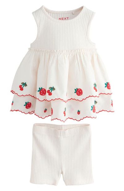 NEXT NEXT Kids' Frill Tank & Bike Shorts Set