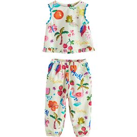 NEXT NEXT Kids' Fruit Print Top & Pants Set