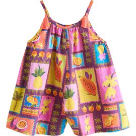 NEXT NEXT Kids' Fruit Tile Print Romper