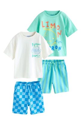 NEXT NEXT Kids' Graphic T-Shirts & Shorts 4-Pack