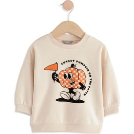 NEXT NEXT Kids' Halloween Pumpkin Graphic Sweatshirt