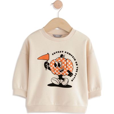 NEXT NEXT Kids' Halloween Pumpkin Graphic Sweatshirt