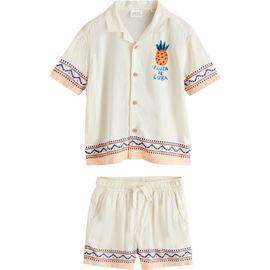 NEXT NEXT Kids' Havana Camp Shirt & Shorts Set