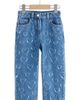 NEXT NEXT Kids' Heart Laser Wide Leg Jeans - 1