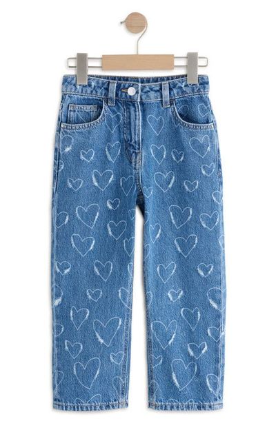NEXT NEXT Kids' Heart Laser Wide Leg Jeans
