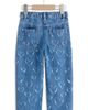 NEXT NEXT Kids' Heart Laser Wide Leg Jeans - 4