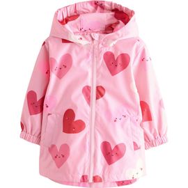 NEXT NEXT Kids' Heart Print Rain Jacket