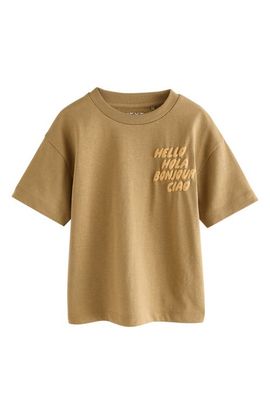NEXT NEXT Kids' Hello Motif Graphic T-Shirt