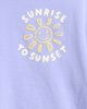 NEXT NEXT Kids' Hello Sun Cotton Graphic T-Shirt & Stripe Bike Shorts Set - 3