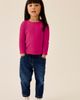 NEXT NEXT Kids' Long Sleeve Cotton Pointelle Top - 5