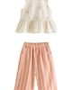 NEXT NEXT Kids' Peplum Top & Ditsy Stripe Pants Set - 1